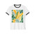 Tropical Leaf Harmony - Unisex Cotton Ringer T-Shirt