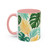 Tropical Leaf Harmony - Accent Coffee Mug (11, 15oz)