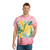 Tropical Leaf Harmony - Tie-Dye Tee, Cyclone