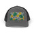 Tropical Leaf Harmony - Snapback Trucker Cap