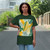 Tropical Leaf Harmony - Single Jersey T-shirt
