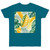 Tropical Leaf Harmony - Single Jersey T-shirt