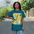 Tropical Leaf Harmony - Single Jersey T-shirt