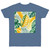 Tropical Leaf Harmony - Single Jersey T-shirt
