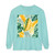 Tropical Leaf Harmony - Unisex Garment-dyed Long Sleeve T-Shirt