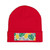 Tropical Leaf Harmony - Knit Beanie (Embroidery)
