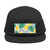 Tropical Leaf Harmony - 5 Panel Cap (Embroidery)