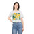Tropical Leaf Harmony - Women's Crop Tee