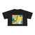 Tropical Leaf Harmony - Women's Crop Tee