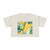 Tropical Leaf Harmony - Women's Crop Tee
