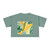Tropical Leaf Harmony - Women's Crop Tee