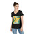 Tropical Leaf Harmony - Ladies' V-Neck T-Shirt