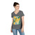 Tropical Leaf Harmony - Ladies' V-Neck T-Shirt