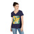 Tropical Leaf Harmony - Ladies' V-Neck T-Shirt
