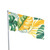 Tropical Leaf Harmony - Double Sided Flag