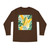 Tropical Leaf Harmony - Long Sleeve Crewneck Tee