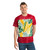 Tropical Leaf Harmony - Tie-Dye Tee, Crystal