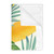 Tropical Leaf Harmony - Velveteen Microfiber Blanket (Two-sided print)