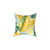 Tropical Leaf Harmony - Square Poly Canvas Pillow