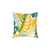 Tropical Leaf Harmony - Square Poly Canvas Pillow