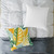 Tropical Leaf Harmony - Square Poly Canvas Pillow