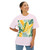 Tropical Leaf Harmony - Unisex Oversized Boxy Tee