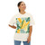 Tropical Leaf Harmony - Unisex Oversized Boxy Tee