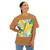 Tropical Leaf Harmony - Unisex Oversized Boxy Tee