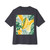 Tropical Leaf Harmony - Unisex Oversized Boxy Tee