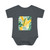 Tropical Leaf Harmony - Infant Baby Rib Bodysuit