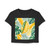 Tropical Leaf Harmony - Women's Baby Tee