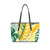 Tropical Leaf Harmony - PU Leather Shoulder Bag
