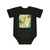 Tropical Leaf Harmony - Baby Short Sleeve Bodysuit