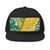Tropical Leaf Harmony - Flat Bill Cap (Embroidery)