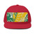 Tropical Leaf Harmony - Flat Bill Cap (Embroidery)