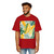 Tropical Leaf Harmony - Men's Heavy Oversized Tee