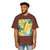 Tropical Leaf Harmony - Men's Heavy Oversized Tee