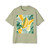 Tropical Leaf Harmony - Men's Heavy Oversized Tee