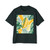Tropical Leaf Harmony - Men's Heavy Oversized Tee