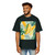 Tropical Leaf Harmony - Men's Heavy Oversized Tee