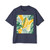 Tropical Leaf Harmony - Men's Heavy Oversized Tee