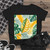 Tropical Leaf Harmony - Women's Midweight Cotton Tee
