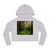 Whispering Pine Grove - Women’s Cropped Hooded Sweatshirt
