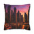 Dubai Marina Dreamscape - Square Poly Canvas Pillowcase