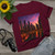 Dubai Marina Dreamscape - Women’s Maple Tee 