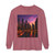 Dubai Marina Dreamscape - Unisex Garment-dyed Long Sleeve T-Shirt