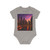 Dubai Marina Dreamscape - Baby Organic Short Sleeve Bodysuit
