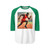 Victory in Motion - Unisex Three-Quarter Sleeve Raglan Shirt