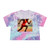 Victory in Motion - Women's Tie-Dye Crop Tee