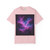 Luminous Cosmic Veil - Unisex Garment-Dyed T-shirt